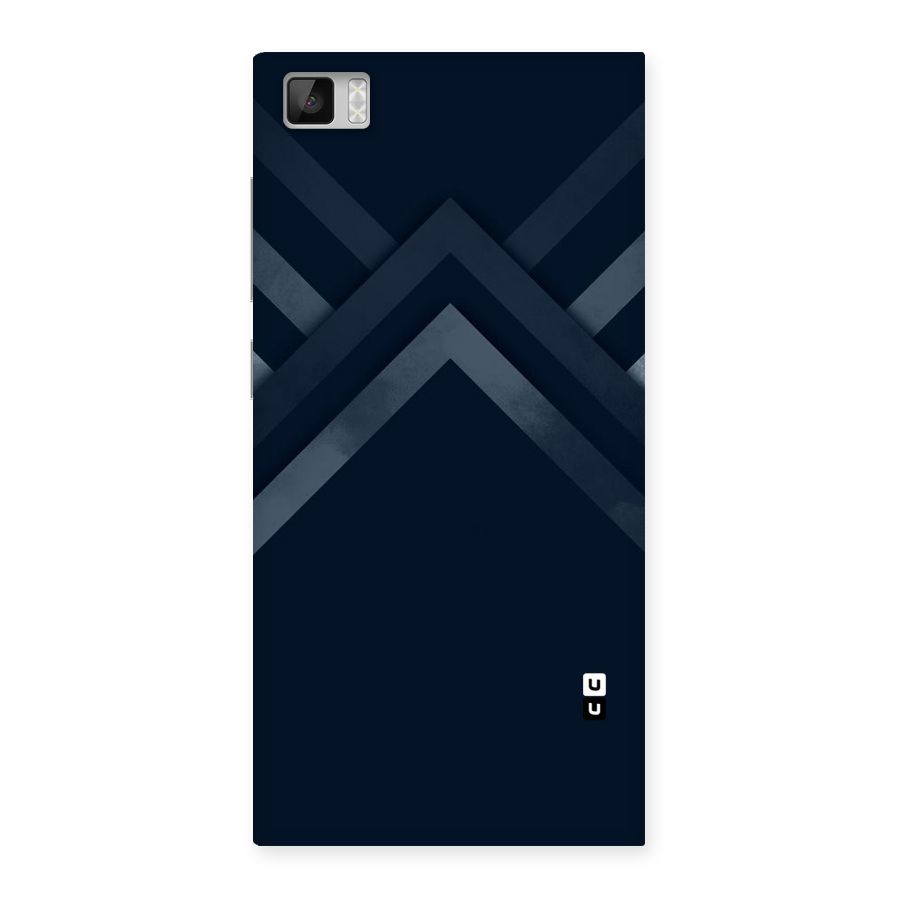 Navy Blue Arrow Back Case for Xiaomi Mi3