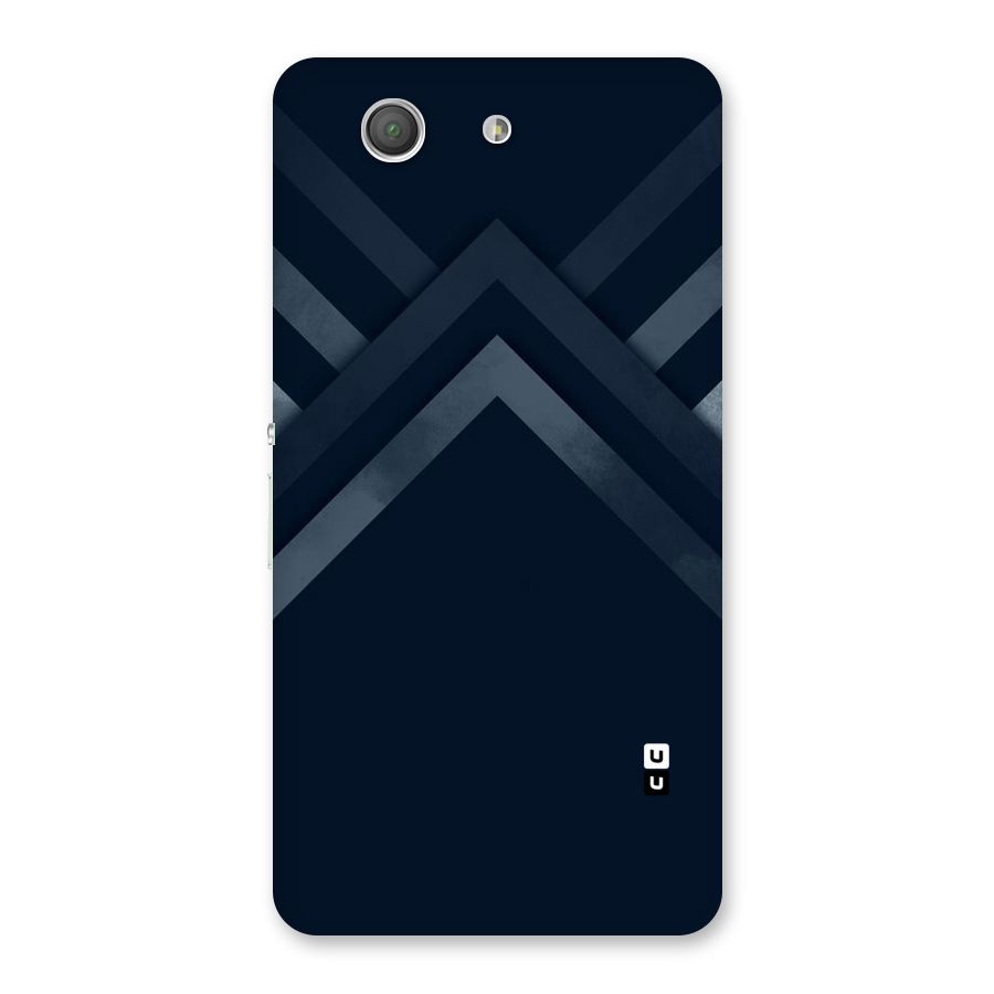 Navy Blue Arrow Back Case for Xperia Z3 Compact