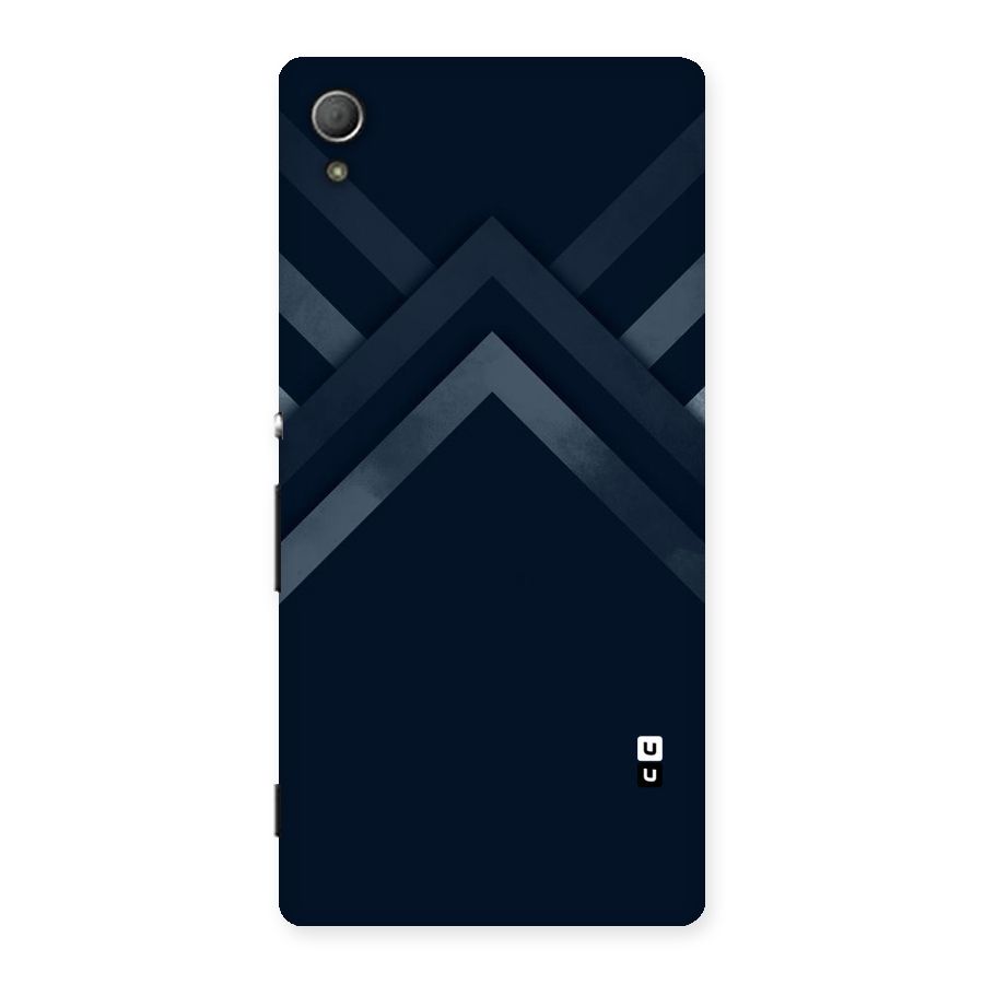 Navy Blue Arrow Back Case for Xperia Z3 Plus