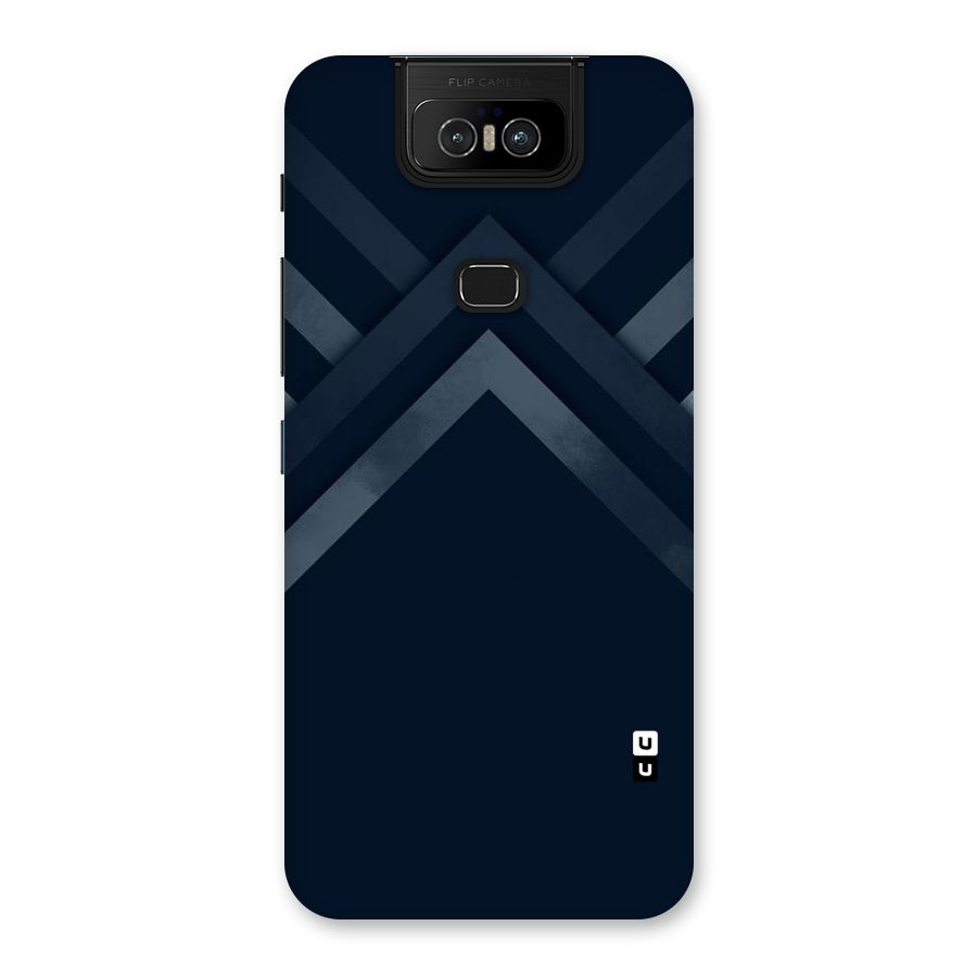 Navy Blue Arrow Back Case for Zenfone 6z