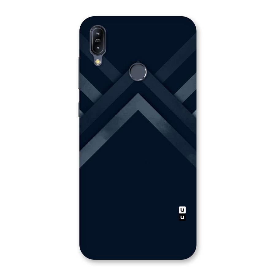 Navy Blue Arrow Back Case for Zenfone Max M2