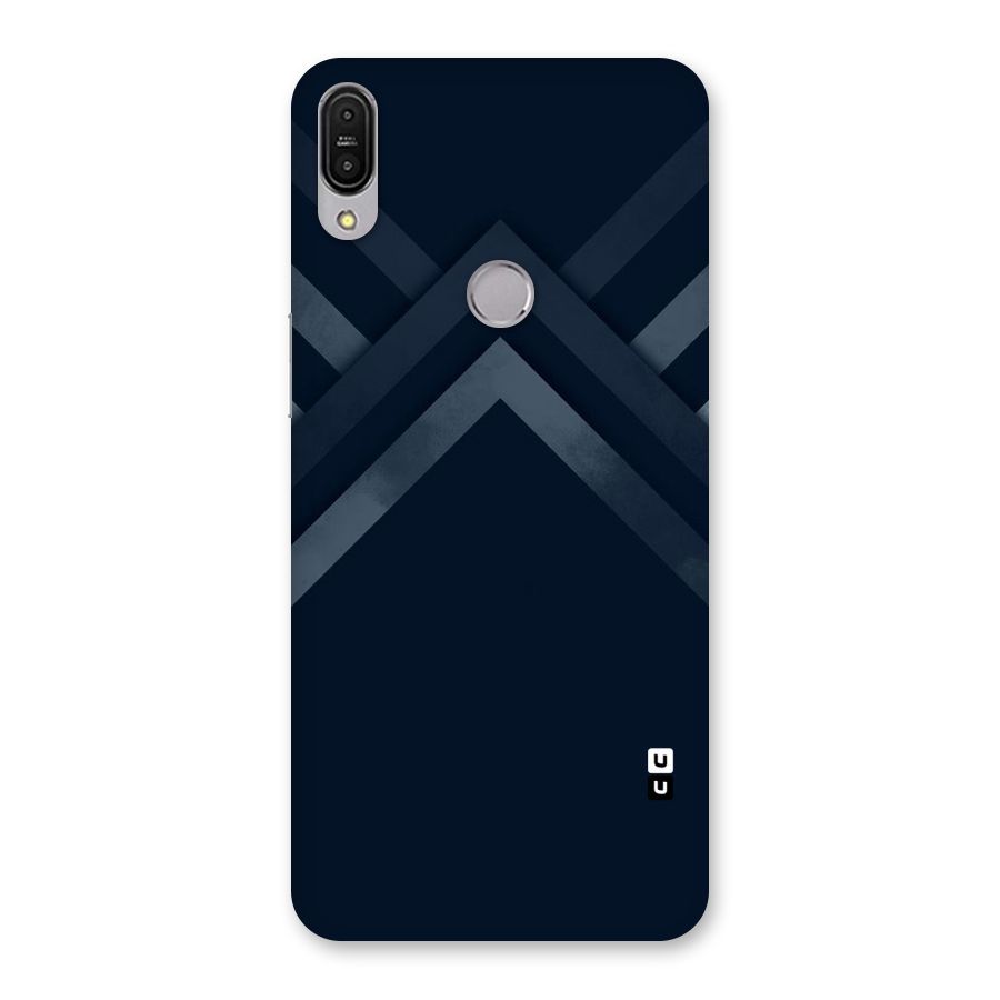 Navy Blue Arrow Back Case for Zenfone Max Pro M1
