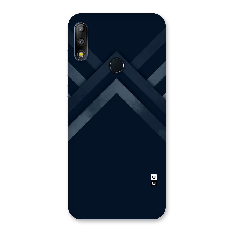 Navy Blue Arrow Back Case for Zenfone Max Pro M2