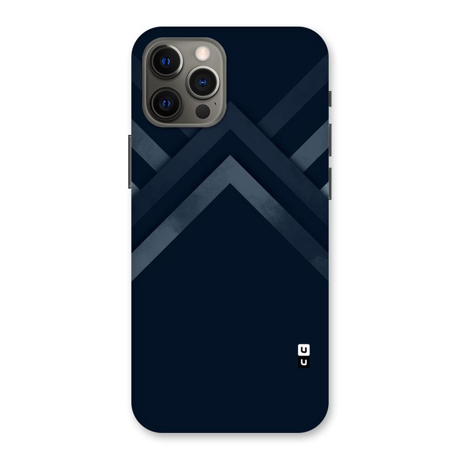 Navy Blue Arrow Back Case for iPhone 12 Pro Max