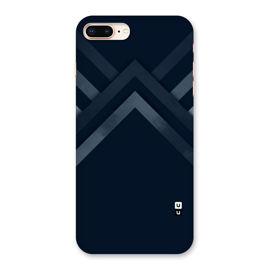 Navy Blue Arrow Back Case for iPhone 8 Plus