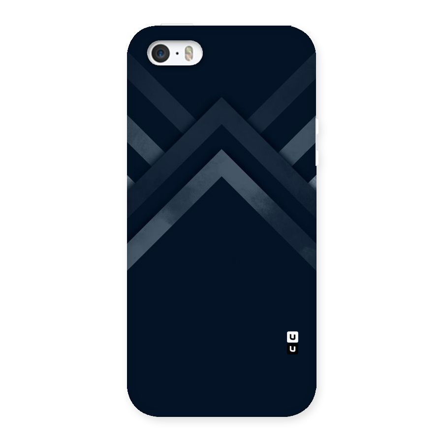 Navy Blue Arrow Back Case for iPhone SE