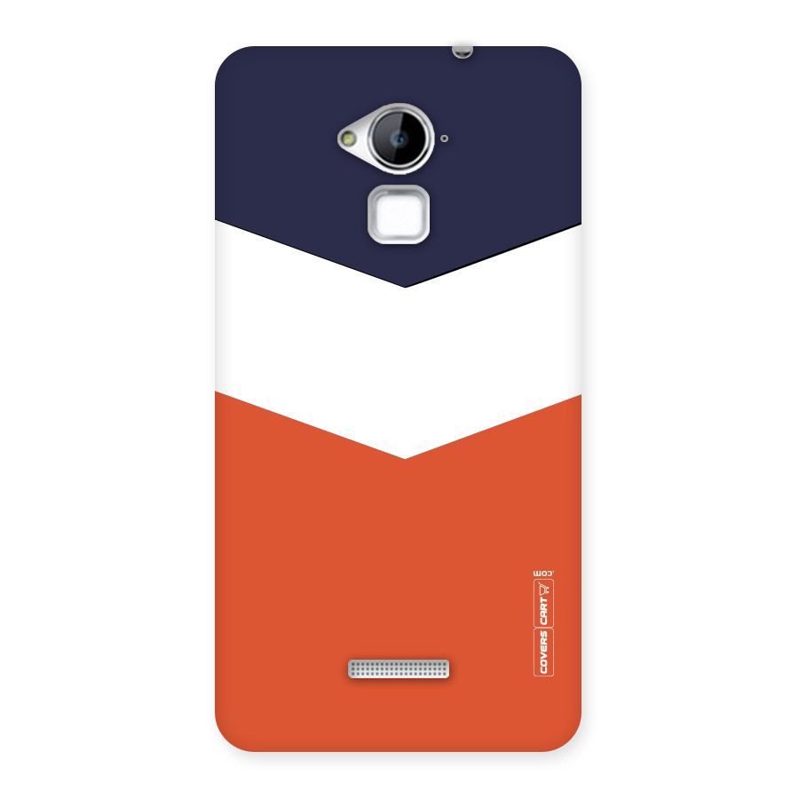Navy Blue White Orange Arrow Back Case for Coolpad Note 3