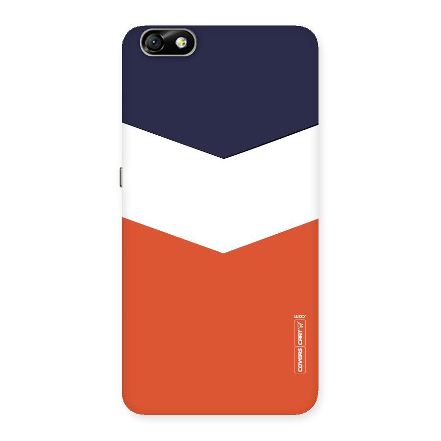 Navy Blue White Orange Arrow Back Case for Honor 4X