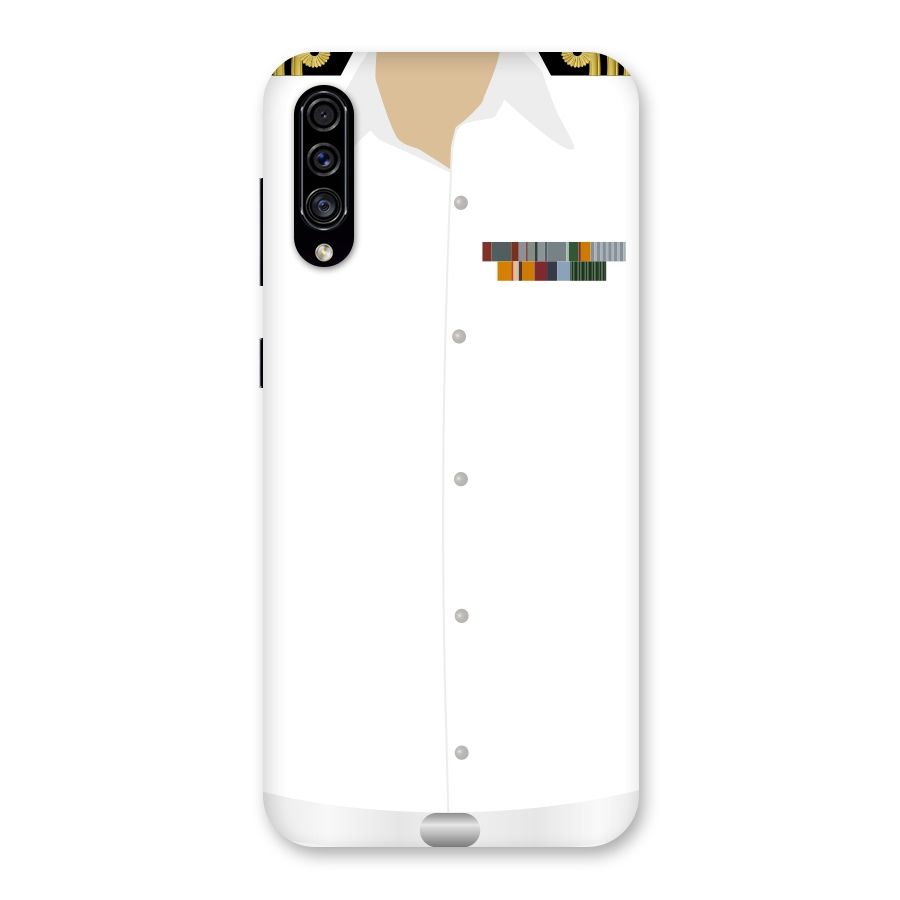 Navy Uniform Back Case for Galaxy A30s