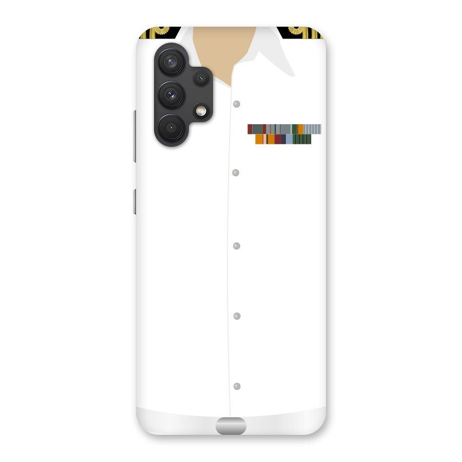 Navy Uniform Back Case for Galaxy A32