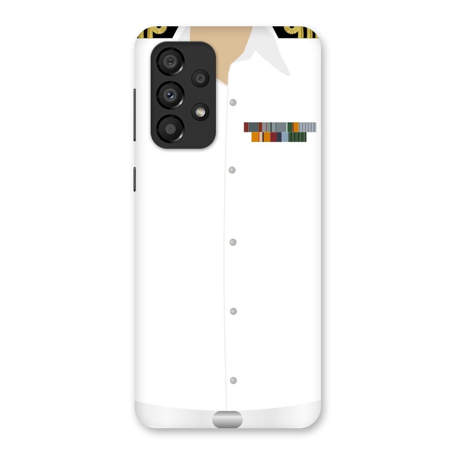 Navy Uniform Back Case for Galaxy A33 5G