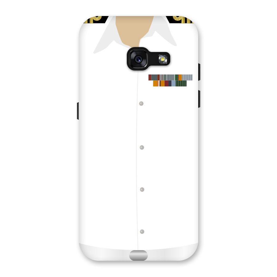 Navy Uniform Back Case for Galaxy A3 (2017)