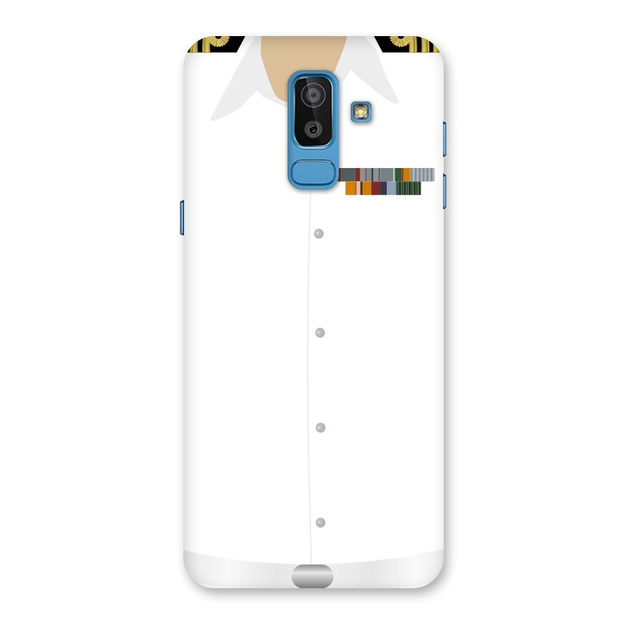 Navy Uniform Back Case for Galaxy J8