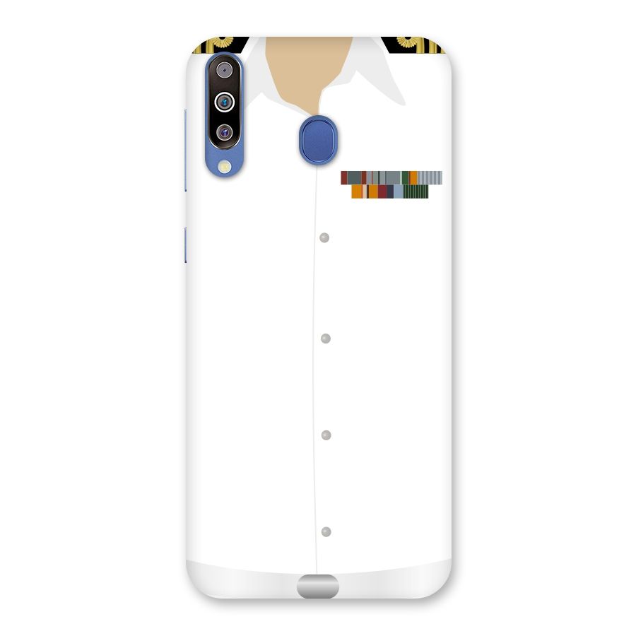 Navy Uniform Back Case for Galaxy M30