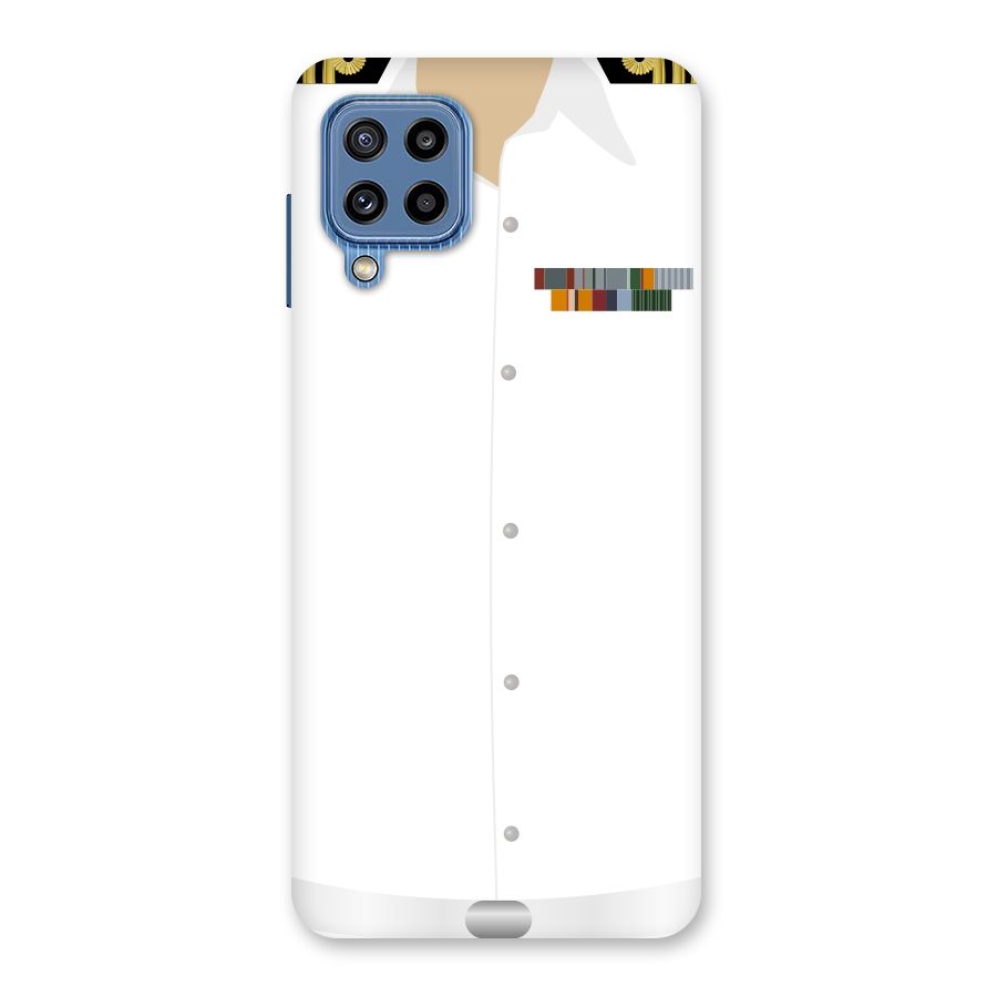 Navy Uniform Back Case for Galaxy M32