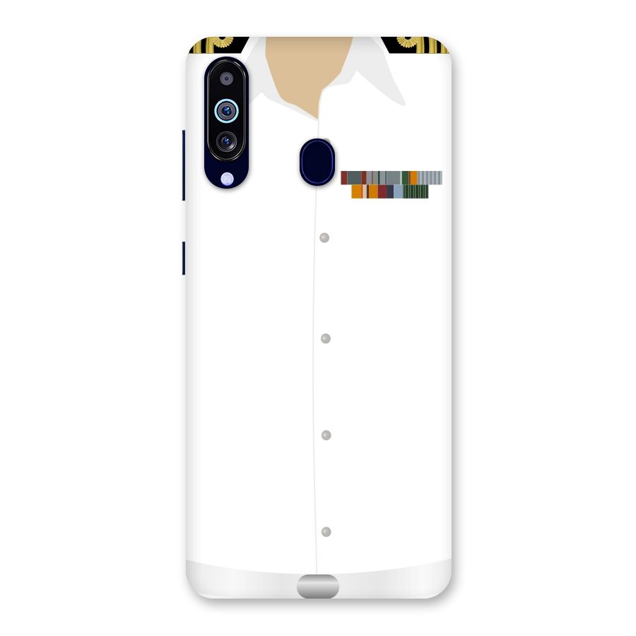 Navy Uniform Back Case for Galaxy M40