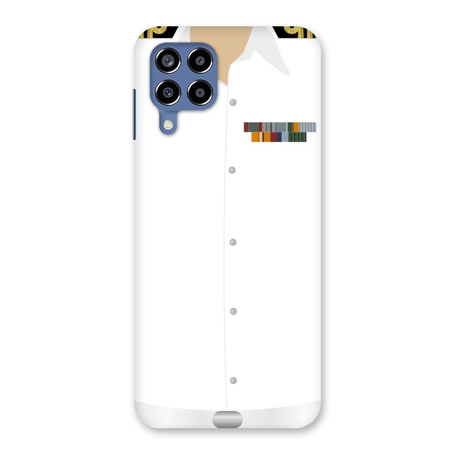 Navy Uniform Back Case for Galaxy M53 5G