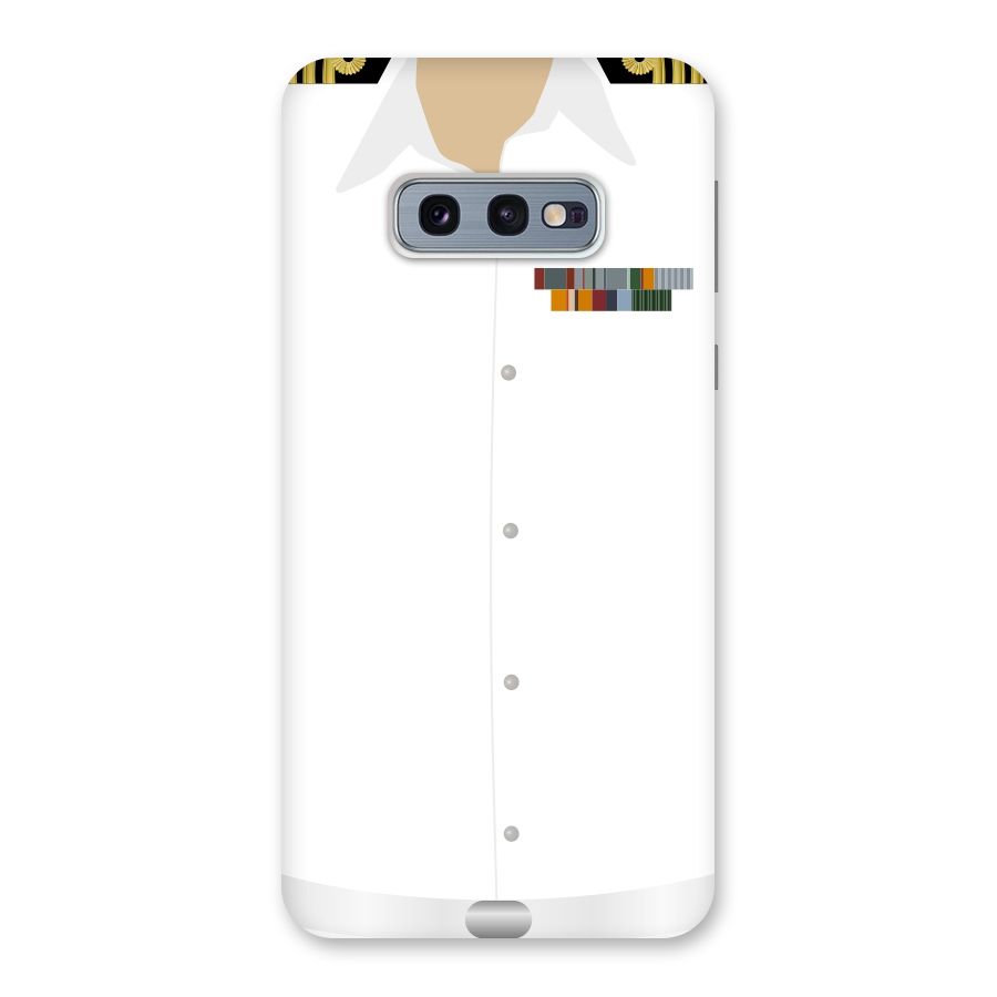 Navy Uniform Back Case for Galaxy S10e