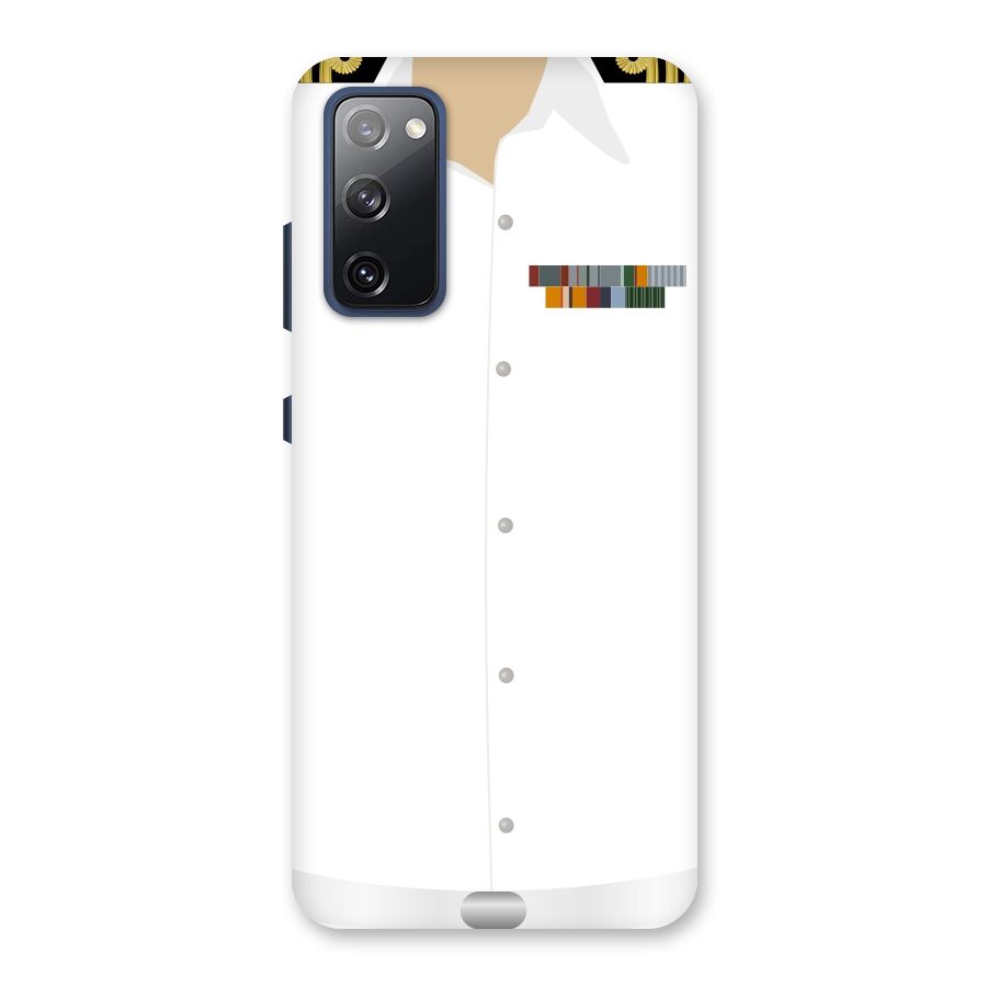 Navy Uniform Back Case for Galaxy S20 FE