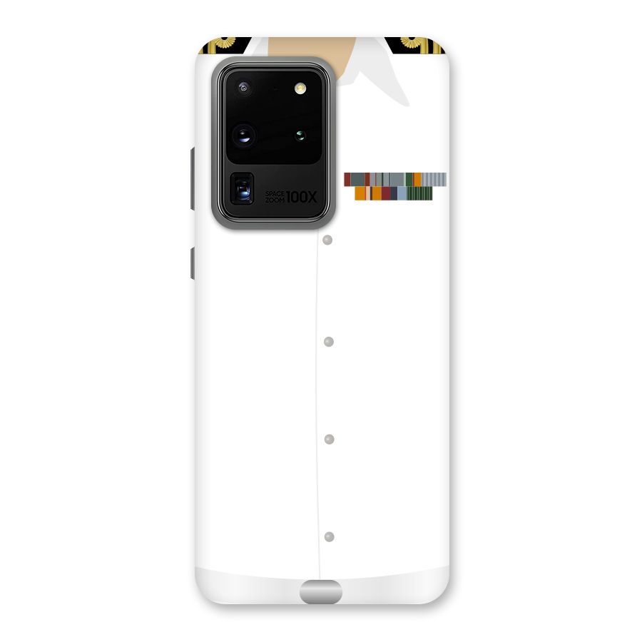 Navy Uniform Back Case for Galaxy S20 Ultra