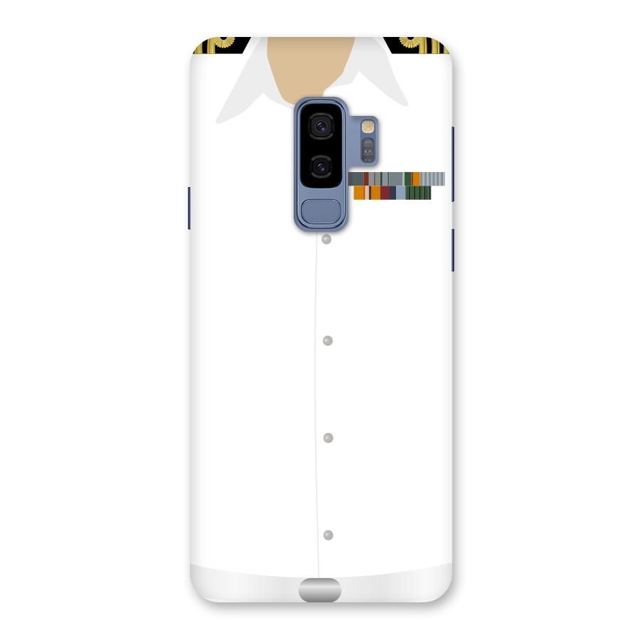 Navy Uniform Back Case for Galaxy S9 Plus