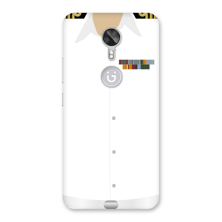 Navy Uniform Back Case for Gionee A1