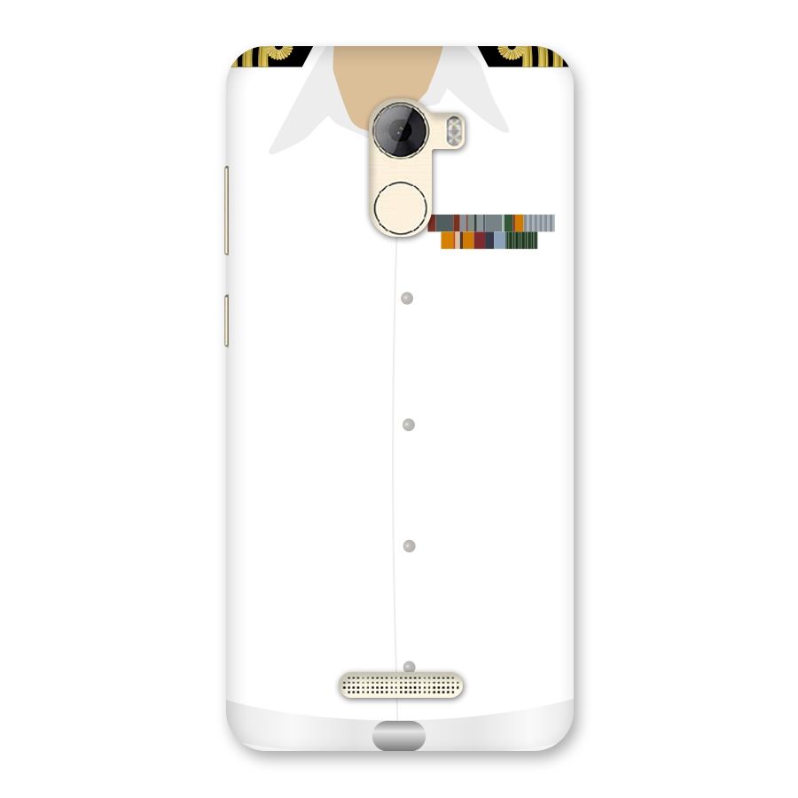 Navy Uniform Back Case for Gionee A1 LIte