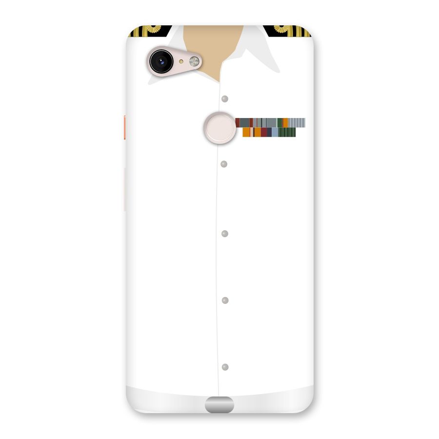 Navy Uniform Back Case for Google Pixel 3 XL
