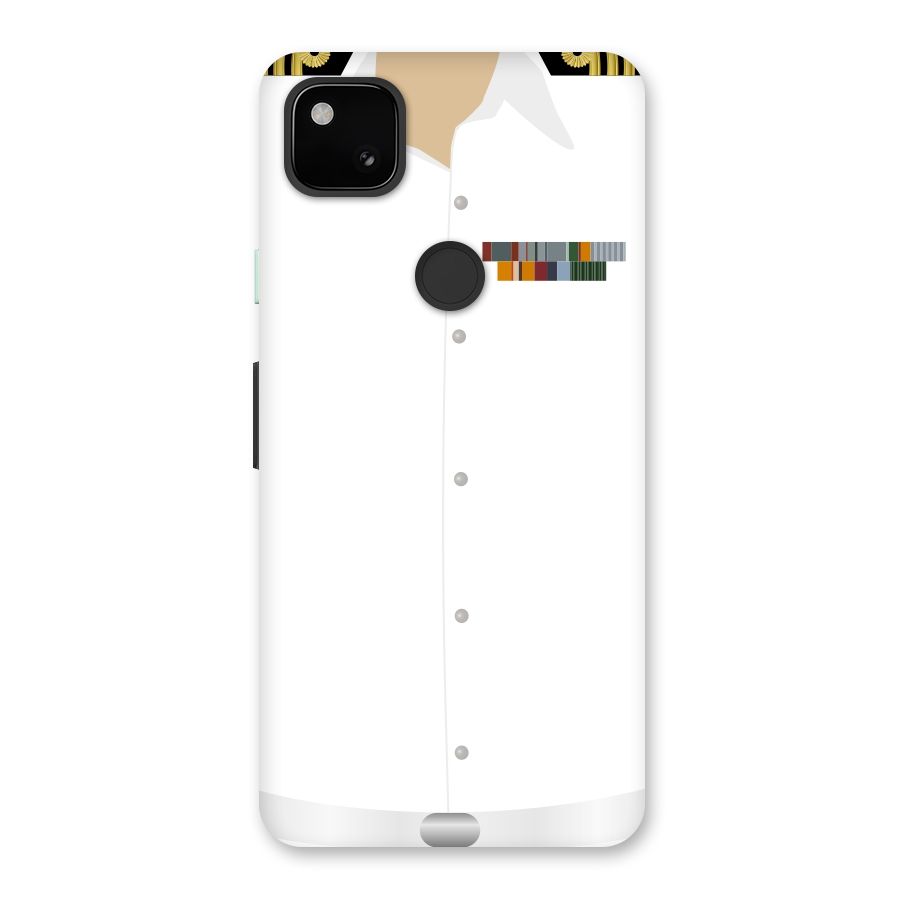Navy Uniform Back Case for Google Pixel 4a