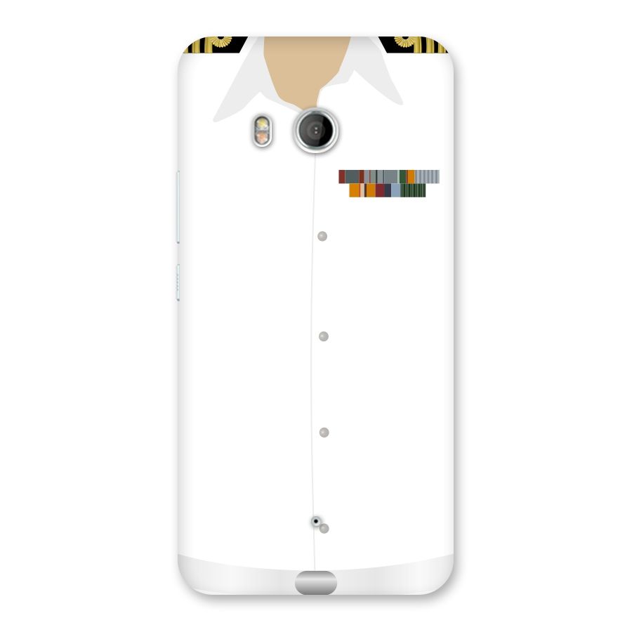 Navy Uniform Back Case for HTC U11