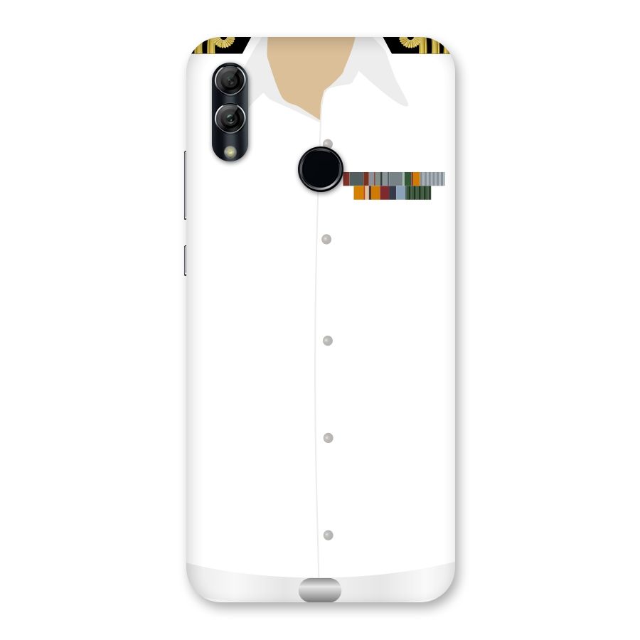 Navy Uniform Back Case for Honor 10 Lite