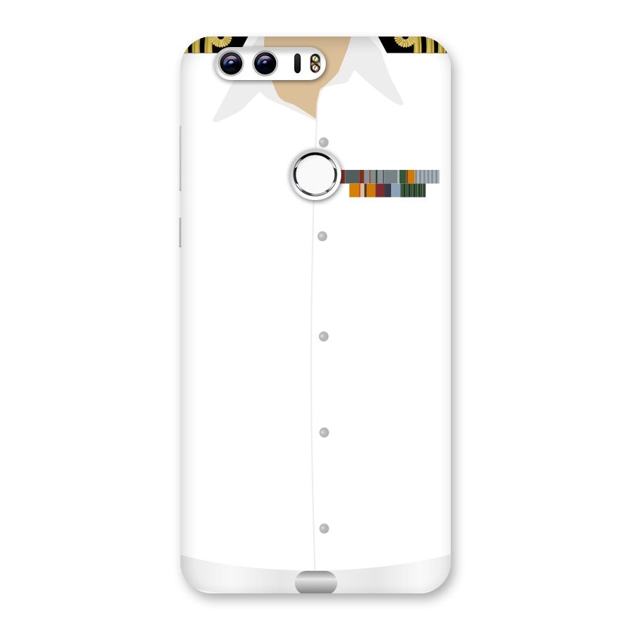 Navy Uniform Back Case for Honor 8