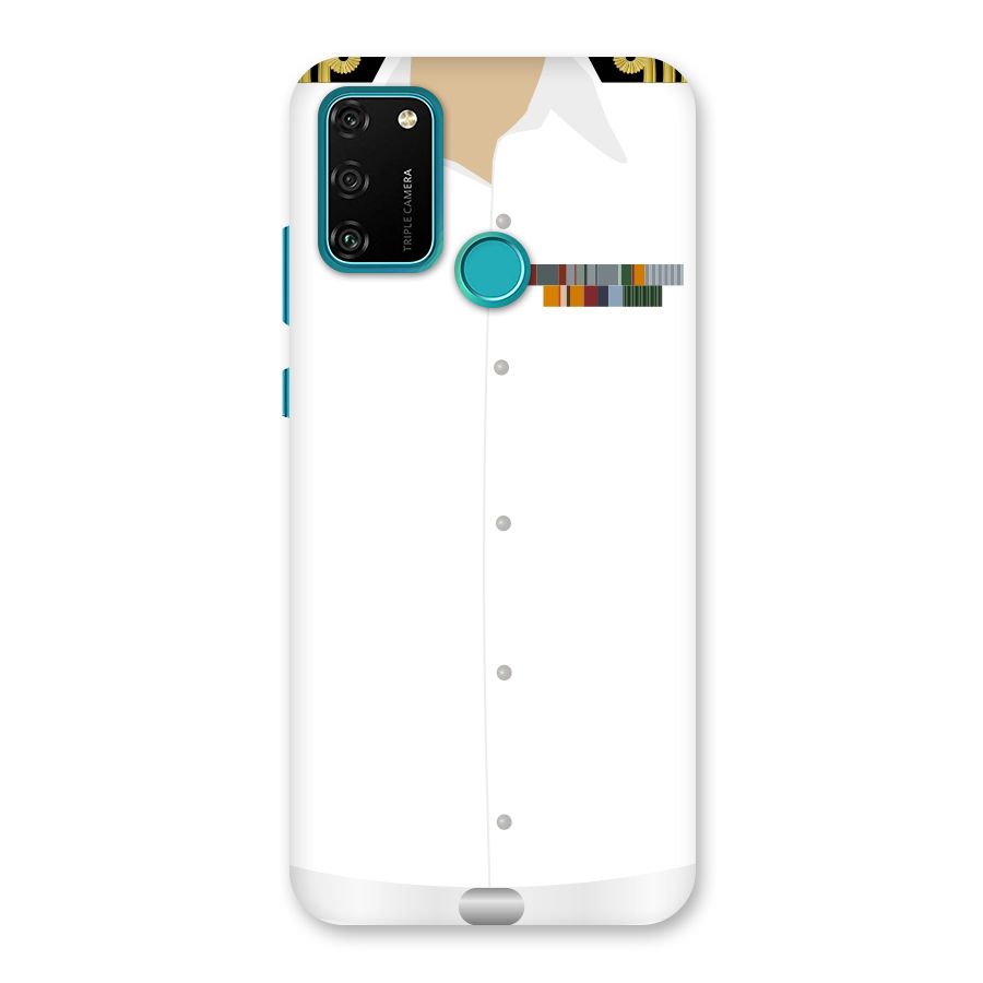 Navy Uniform Back Case for Honor 9A