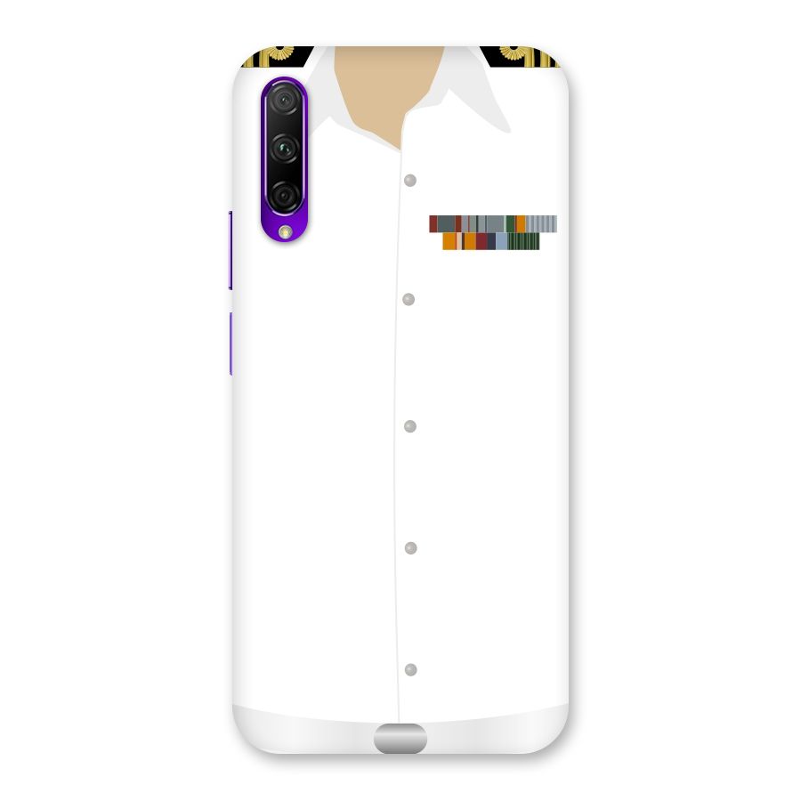 Navy Uniform Back Case for Honor 9X Pro