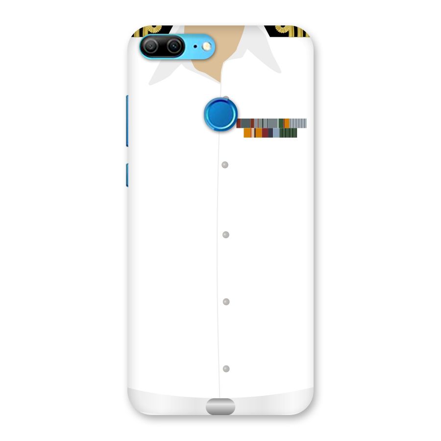 Navy Uniform Back Case for Honor 9 Lite