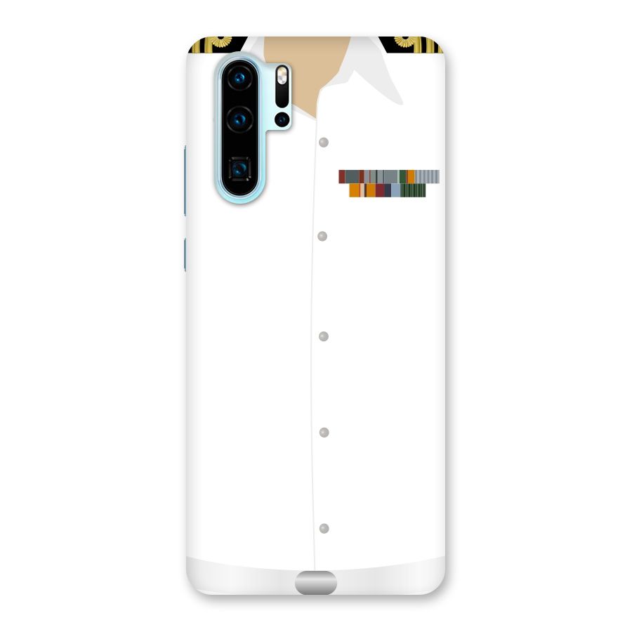 Navy Uniform Back Case for Huawei P30 Pro
