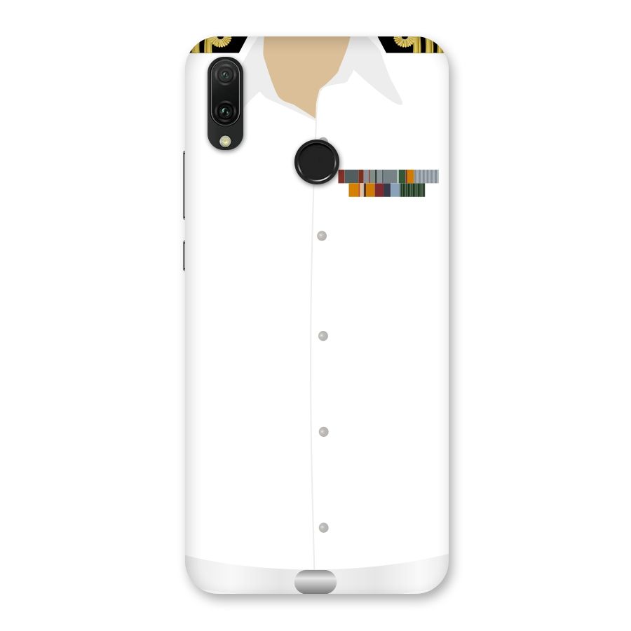 Navy Uniform Back Case for Huawei Y9 (2019)