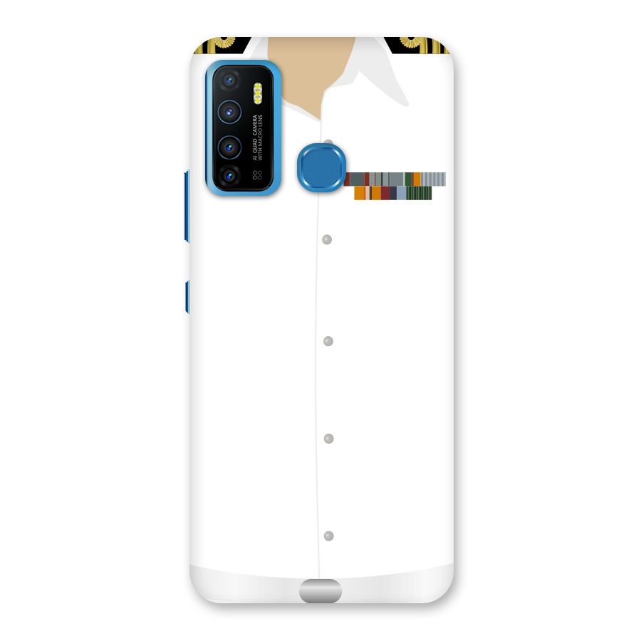 Navy Uniform Back Case for Infinix Hot 9