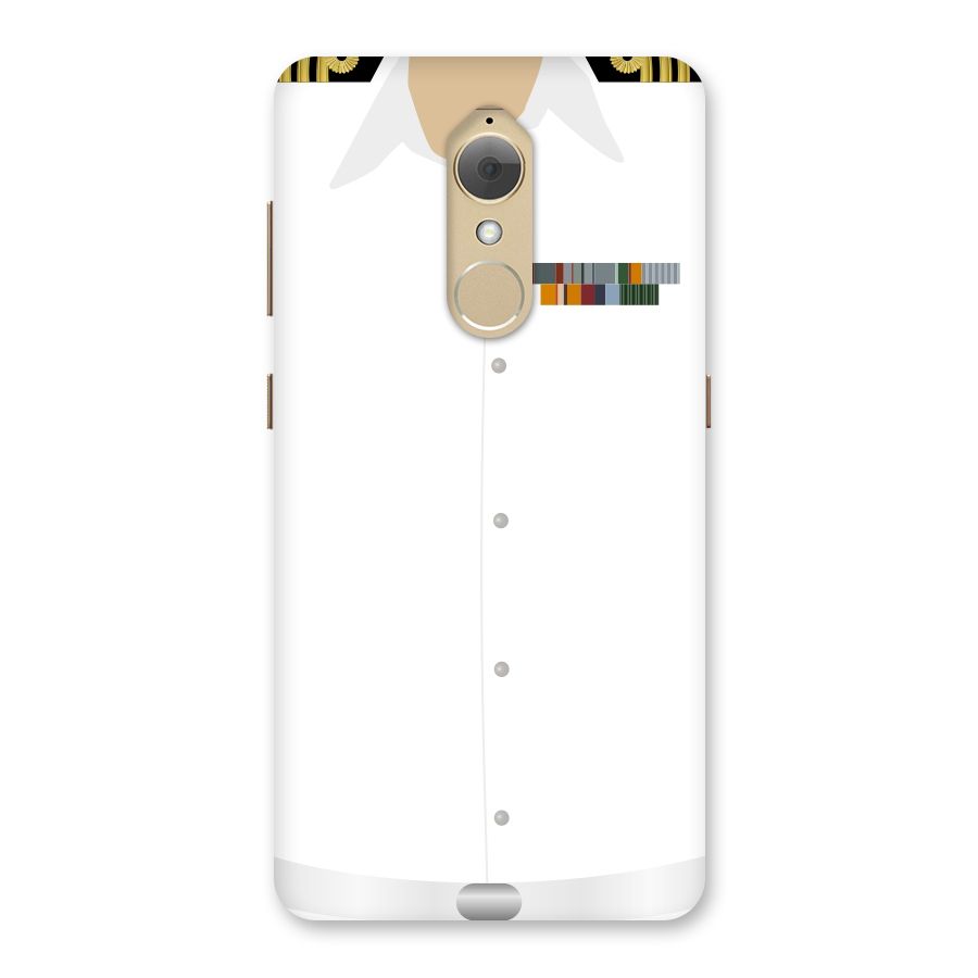 Navy Uniform Back Case for Lenovo K8