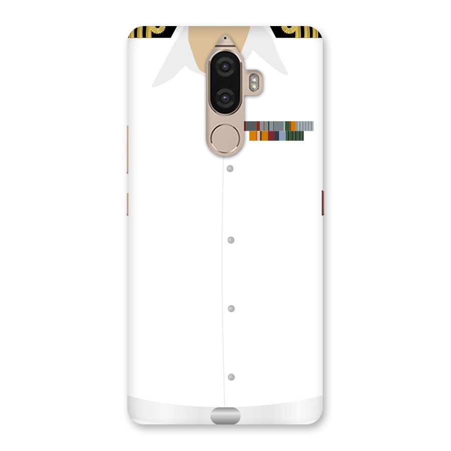 Navy Uniform Back Case for Lenovo K8 Note
