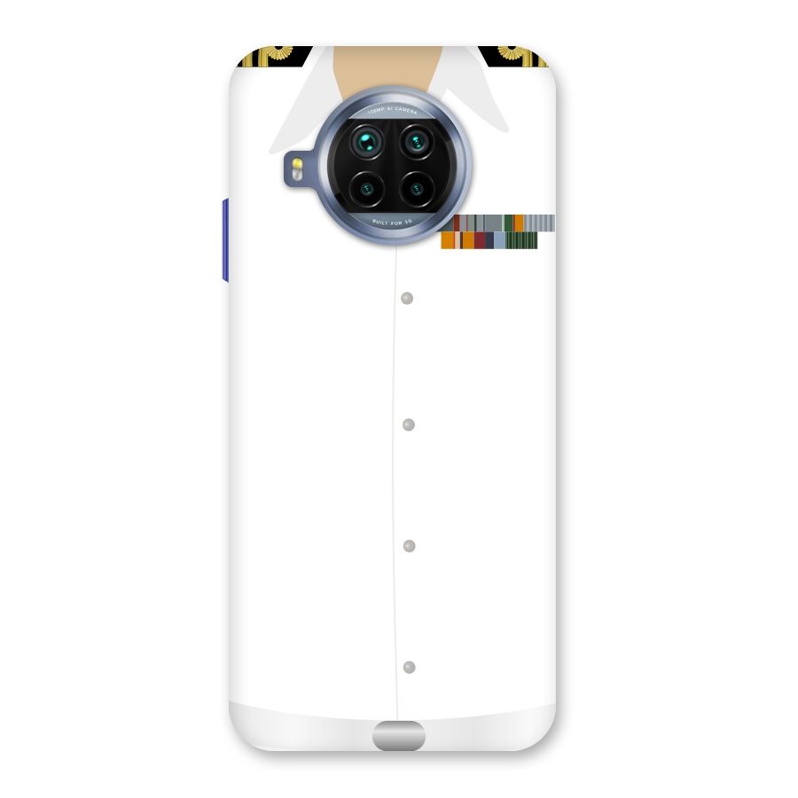 Navy Uniform Back Case for Mi 10i