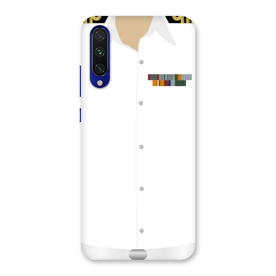 Navy Uniform Back Case for Mi A3