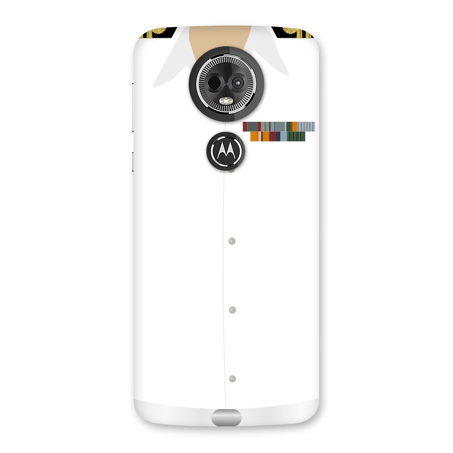 Navy Uniform Back Case for Moto E5 Plus