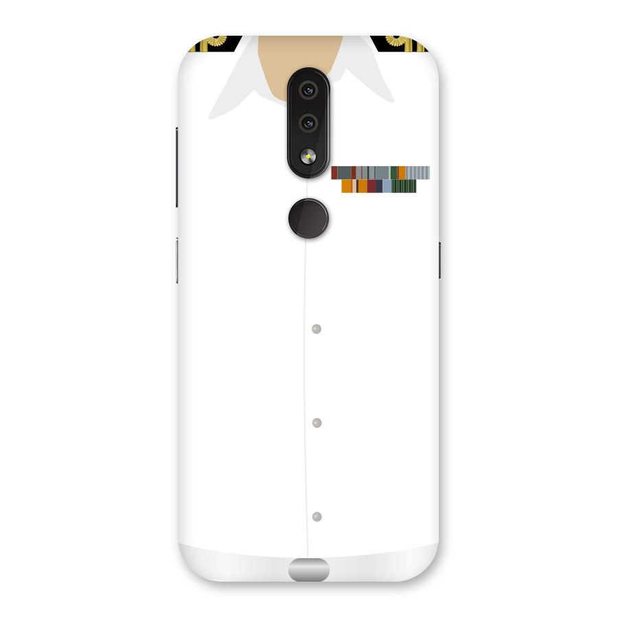 Navy Uniform Back Case for Nokia 4.2