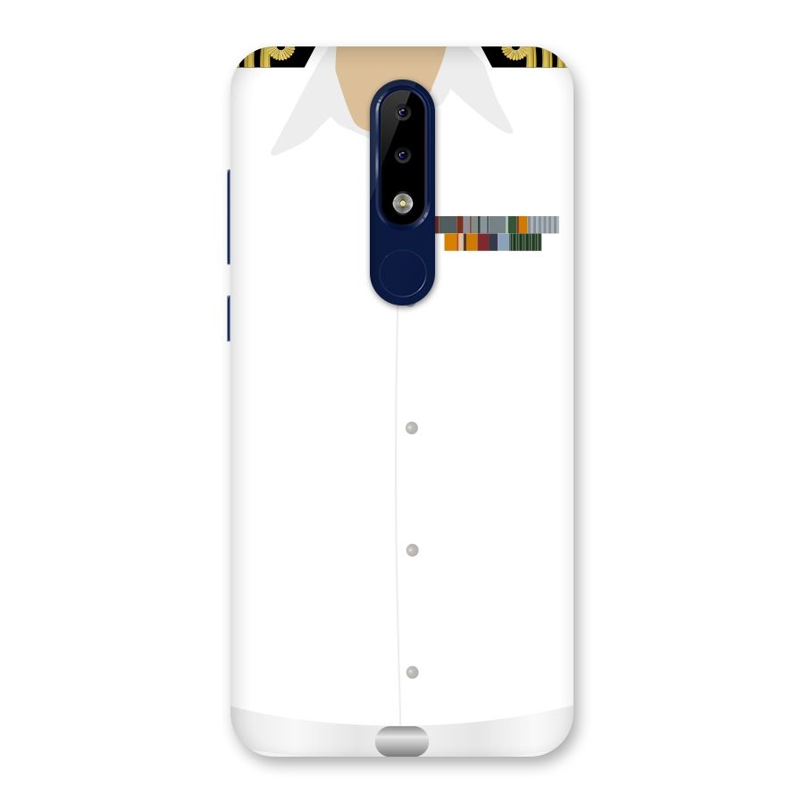 Navy Uniform Back Case for Nokia 5.1 Plus