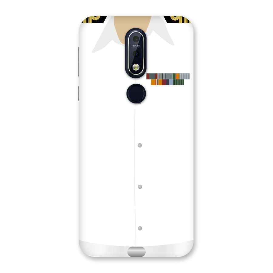 Navy Uniform Back Case for Nokia 7.1