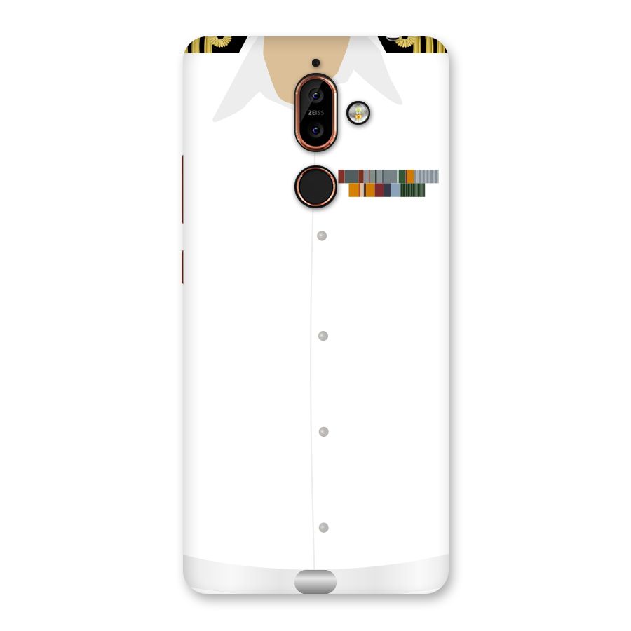 Navy Uniform Back Case for Nokia 7 Plus