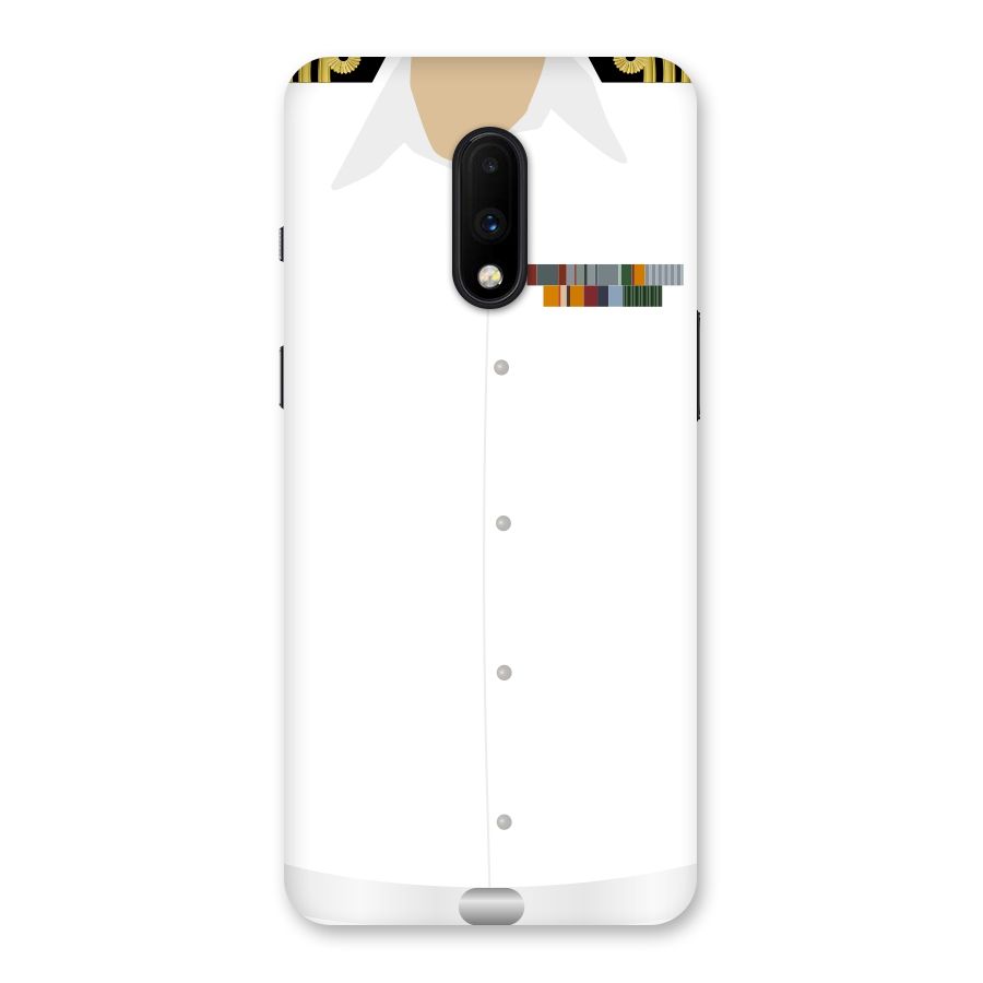 Navy Uniform Back Case for OnePlus 7
