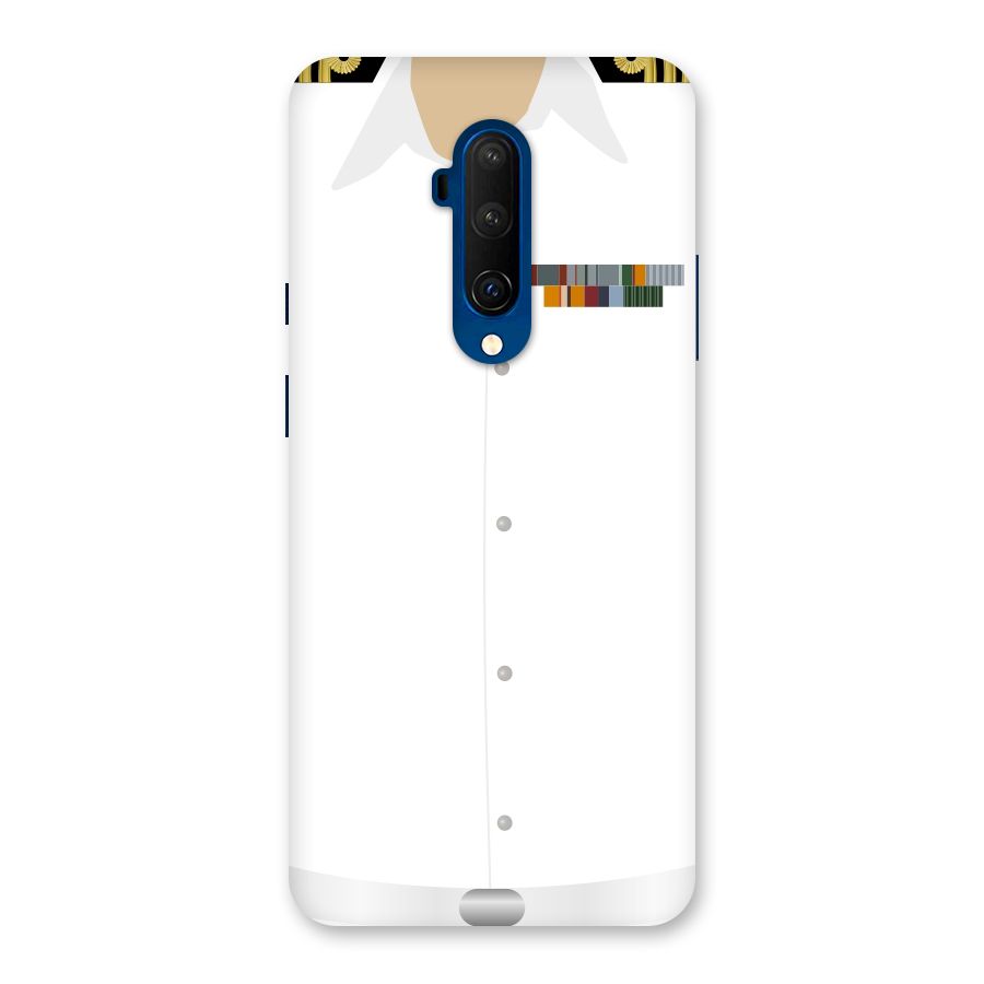 Navy Uniform Back Case for OnePlus 7T Pro
