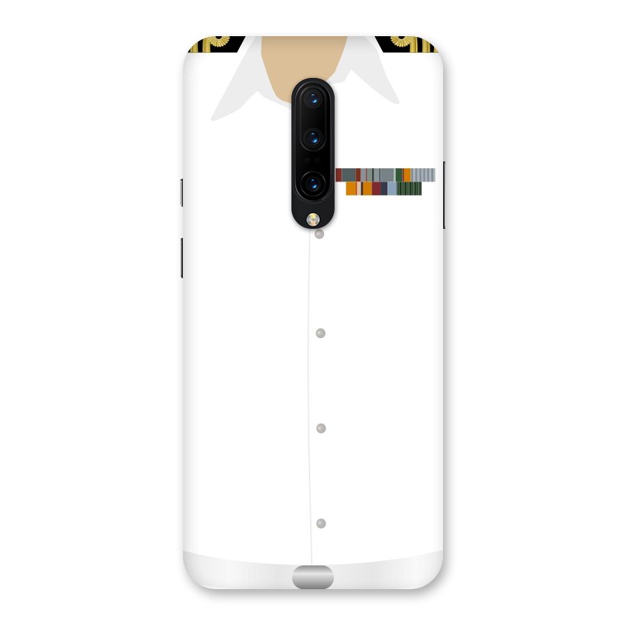 Navy Uniform Back Case for OnePlus 7 Pro